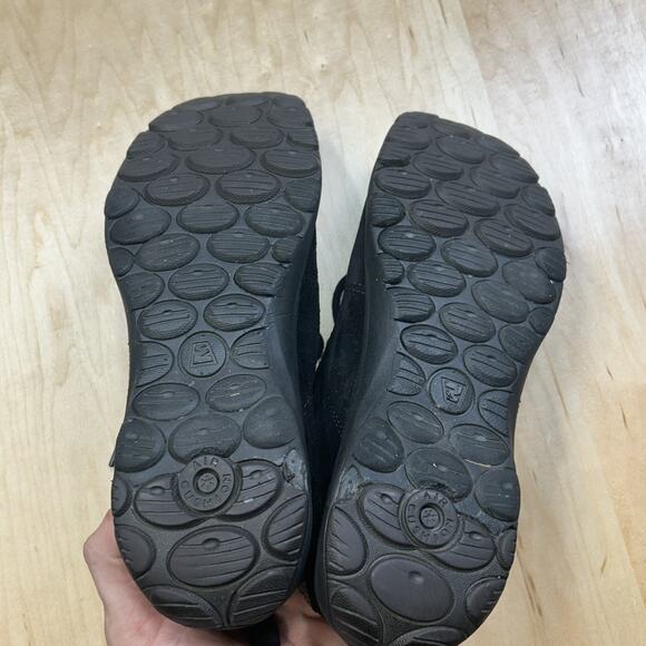 Merrell Women’s Suede Shoes US 10 Black Faux Fur Lined Hiking Casual - Picture 7 of 7